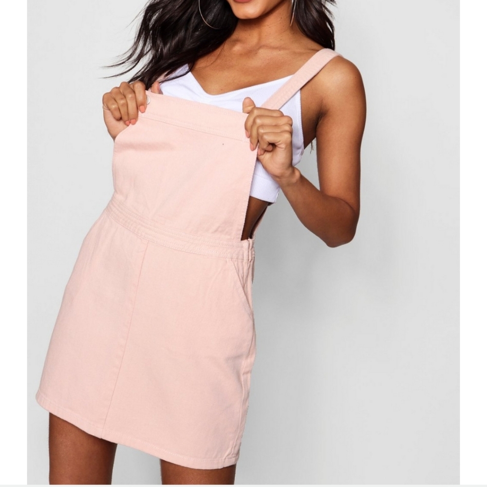 Pink Pinafore dress